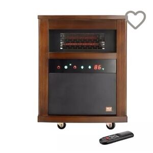 Brown and Black Electric Heater